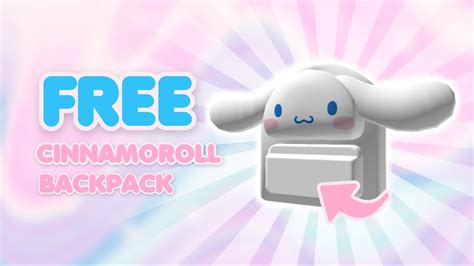 roblox cinnamoroll backpack.